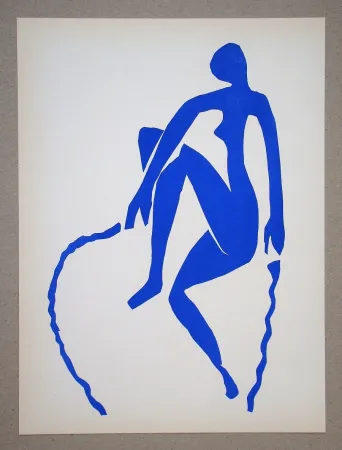 Lithografie Matisse (After) - Nu bleu, sauteuse de corde - 1952