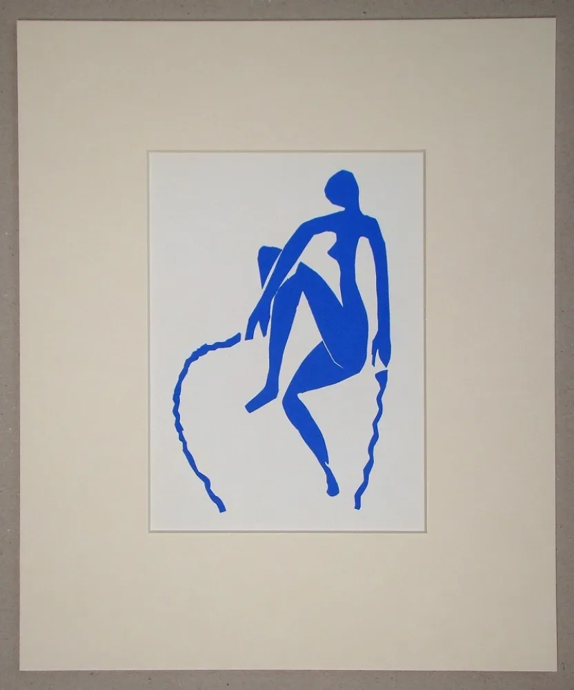 Lithografie Matisse (After) - Nu bleu, sauteuse de corde - 1952