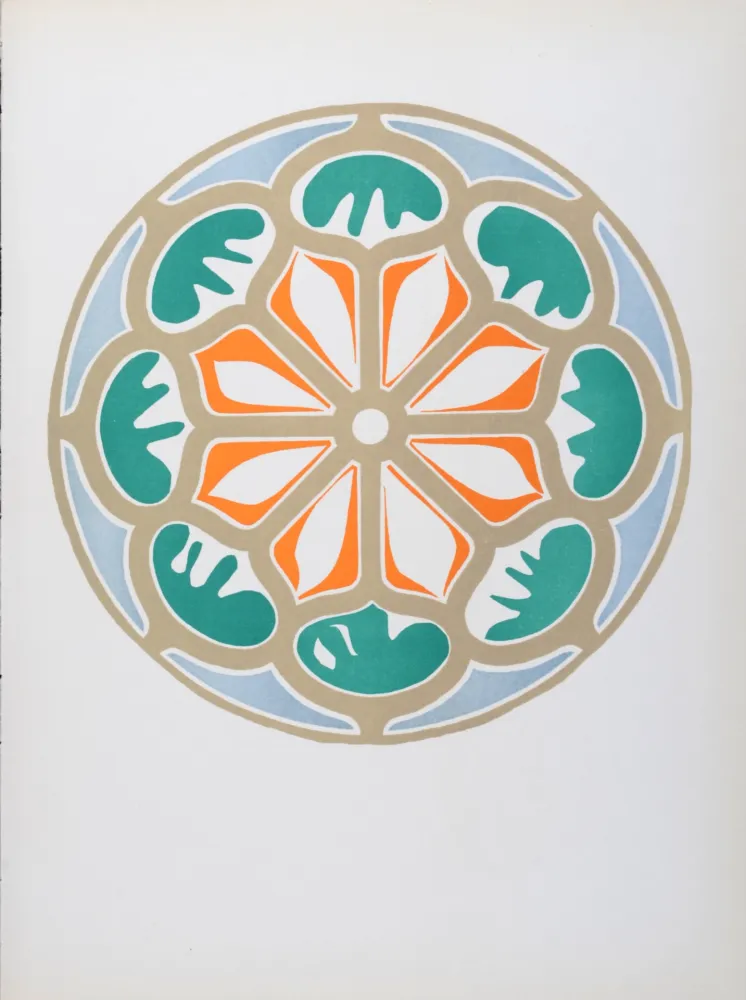 Lithografie Matisse (After) - Rosace, 1958