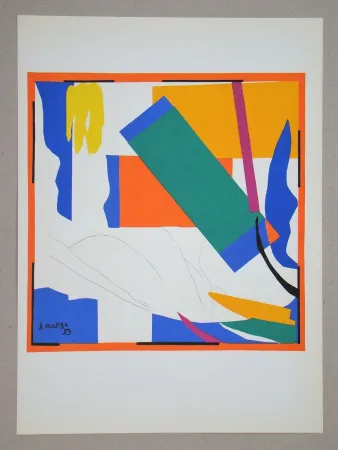 Lithografie Matisse (After) - Souvenir d'Océanie, 1953