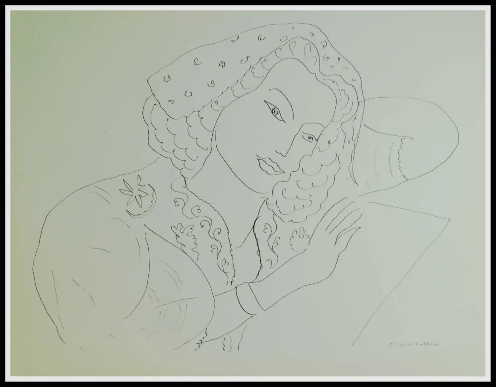 Lithografie Matisse (After) - THEMES & VARIATIONS III