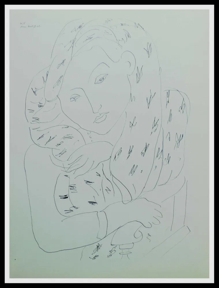 Lithografie Matisse (After) - THEMES & VARIATIONS V