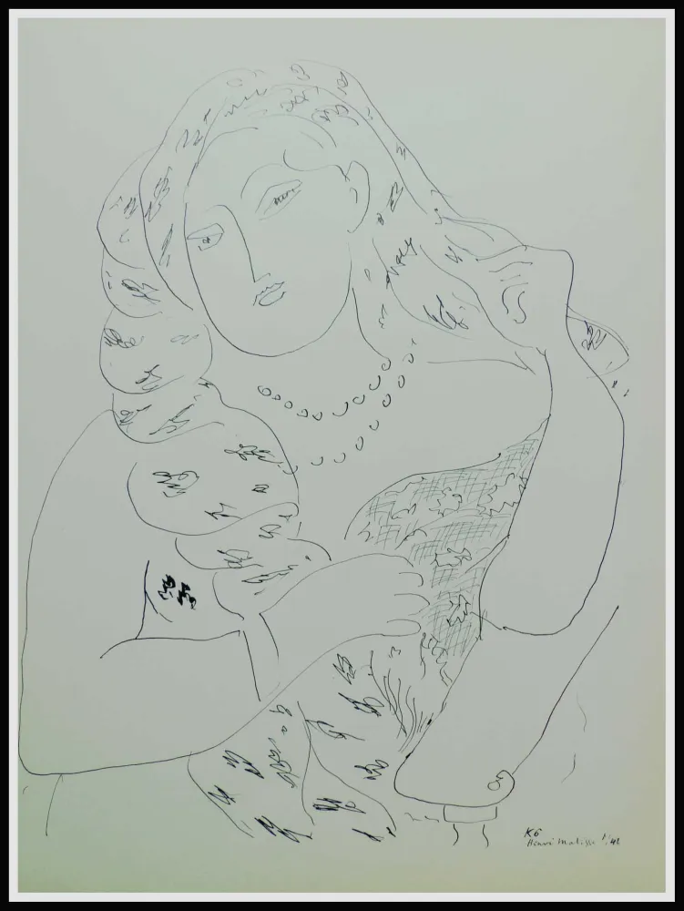 Lithografie Matisse (After) - THEMES & VARIATIONS VI