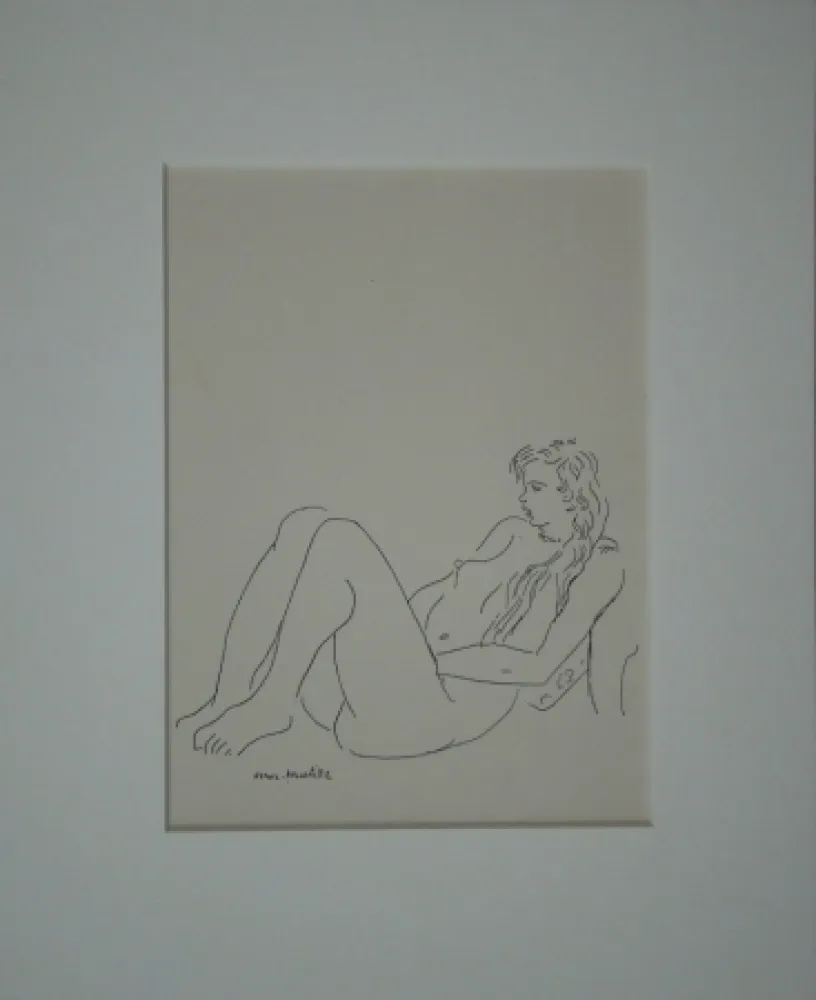 Lithografie Matisse - Assis nu