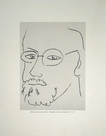 Lithografie Matisse - Autoportrait
