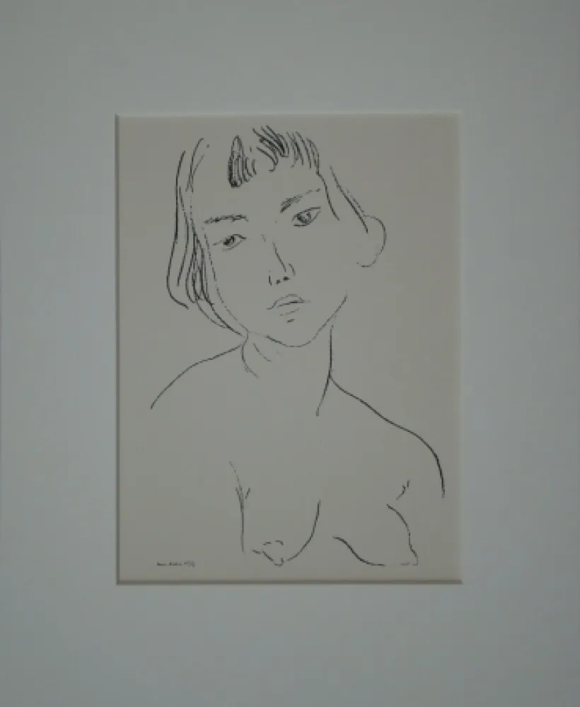 Lithografie Matisse - Buste d'une femme