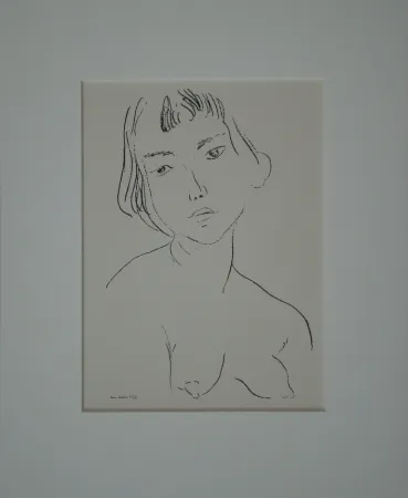 Lithografie Matisse - Buste d'une femme
