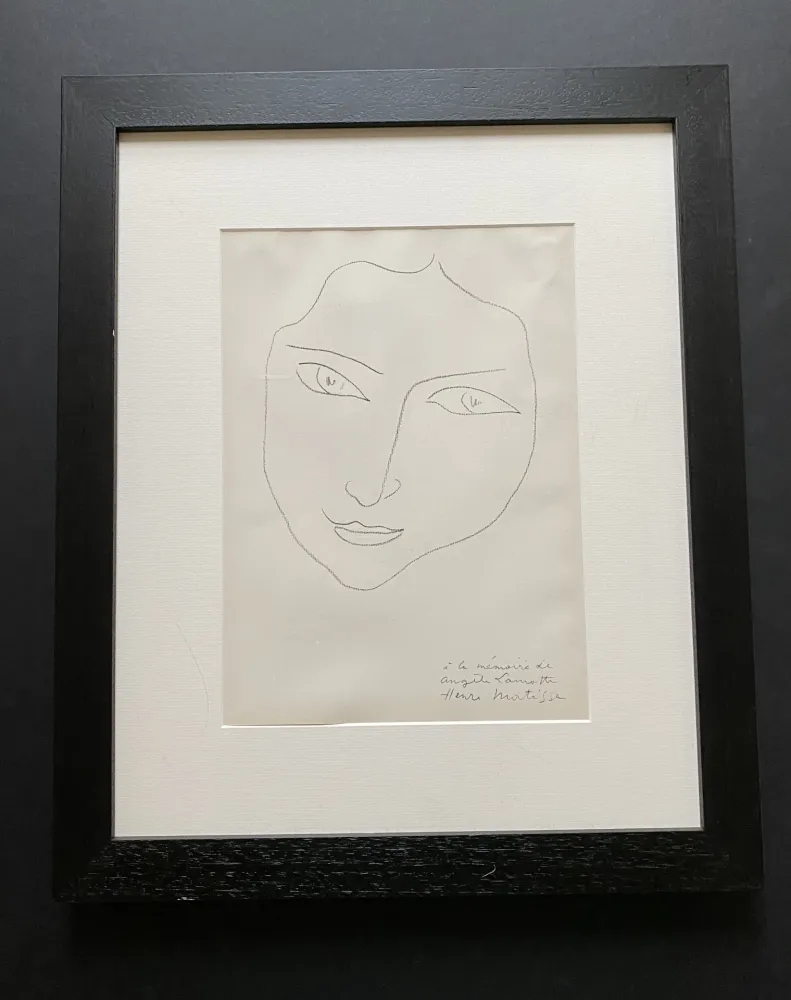 Lithografie Matisse - Facing Woman 