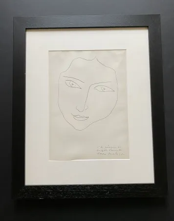 Lithografie Matisse - Facing Woman 