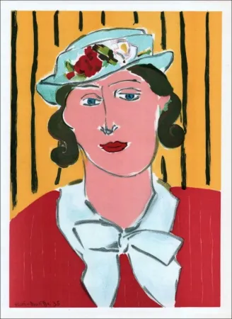 Lithografie Matisse - Femme au chapeau