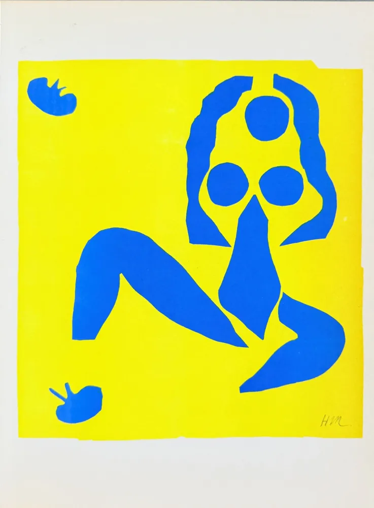 Lithografie Matisse - Femme Bleue