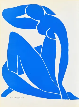 Lithografie Matisse - Femme Bleue