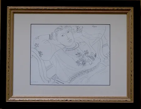 Offset Matisse - Femme sur chaise longue