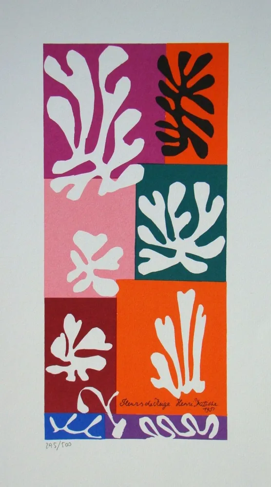 Lithografie Matisse - Fleurs de Neige, 1951
