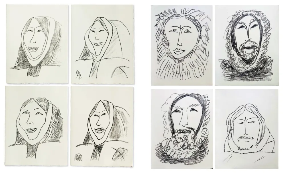 Geïllustreerd Boek Matisse - G. Duthuit : UNE FÊTE EN CIMMÉRIE (31 lithographies) Tériade 1963