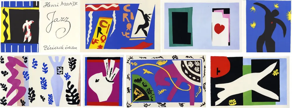 Geïllustreerd Boek Matisse - JAZZ (20 lithographies en couleurs hors-texte).