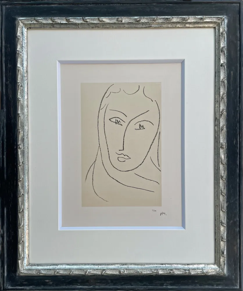 Lithografie Matisse - Jeune Femme au Foulard