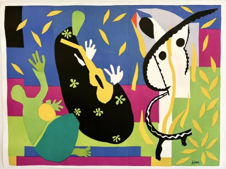 Lithografie Matisse - LA TRISTESSE DU ROI. Lithographie (1952)