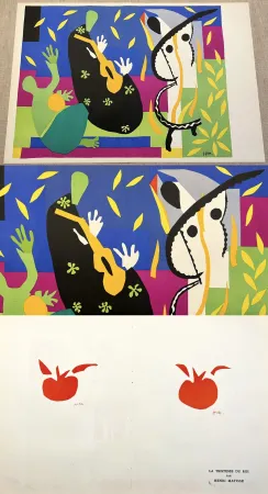 Lithografie Matisse - LA TRISTESSE DU ROI. Lithographie (Tirage original de 1952-1953)