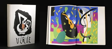 Geïllustreerd Boek Matisse - LA TRISTESSE DU ROI. VERVE Vol. VII. N° 27-28 (1953) : Chagall, Matisse, Miro, Braque. 34 LITHOGRAPHIES.
