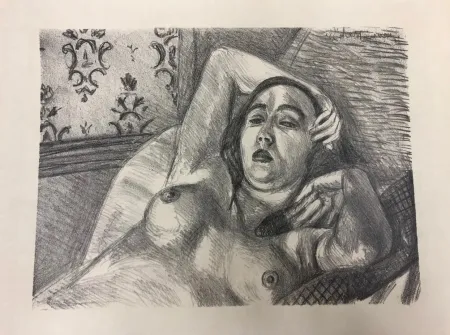 Lithografie Matisse - Le repos du modele
