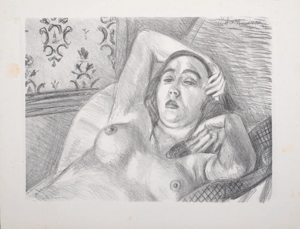Lithografie Matisse - Le repos du modèle, 1922