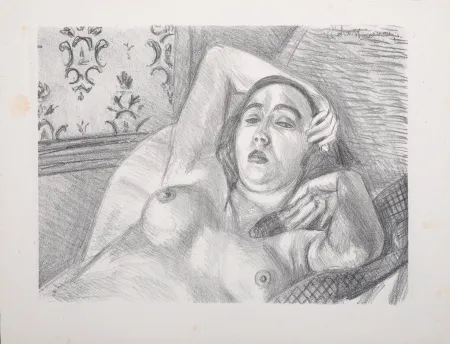 Lithografie Matisse - Le repos du modèle, 1922