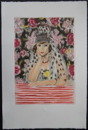 Ets En Aquatint Matisse - L'espagnole