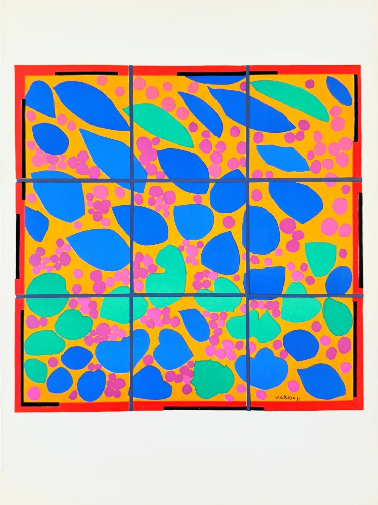 Lithografie Matisse - Lierre en Fleur