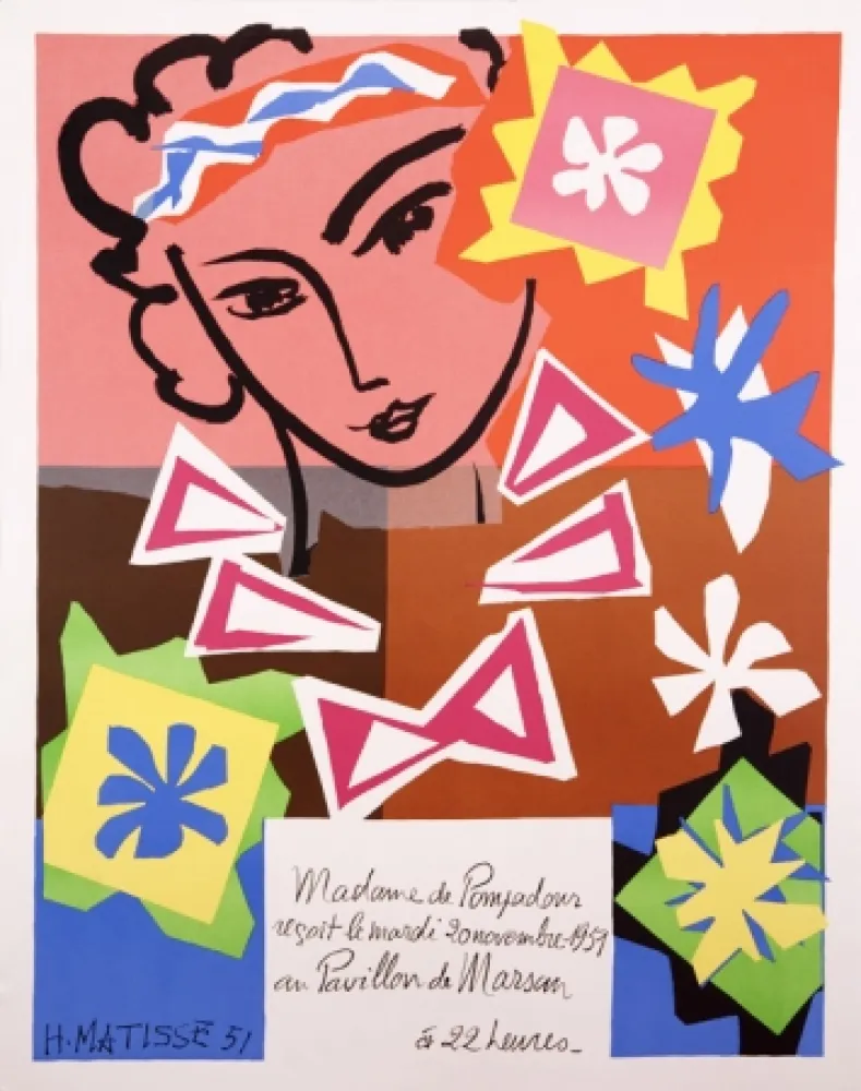 Lithografie Matisse - Madame de Pompadour