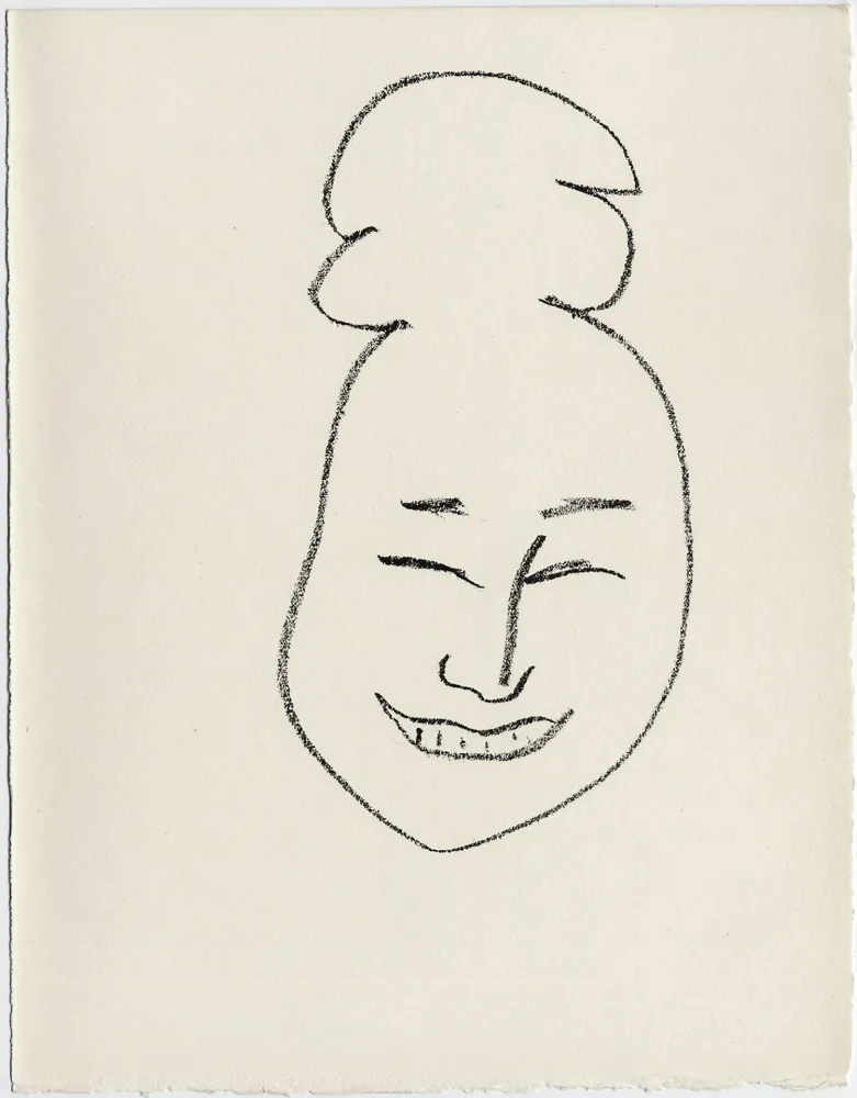 Lithografie Matisse - Masque esquimo n° 4. 1947  (Pour Une Fête en Cimmérie)