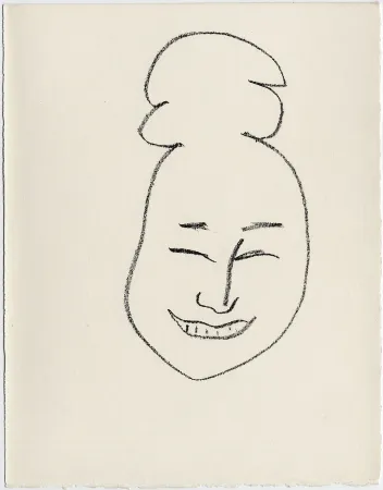 Lithografie Matisse - Masque esquimo n° 4. 1947  (Pour Une Fête en Cimmérie)