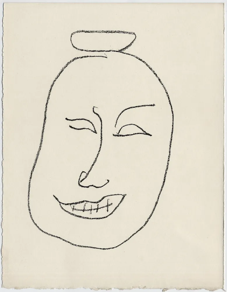 Lithografie Matisse - Masque esquimo n° 8. 1947 (Pour Une Fête en Cimmérie)
