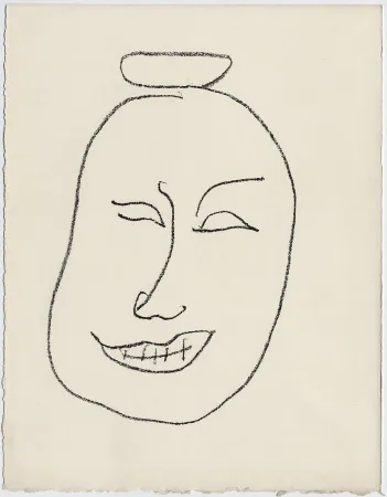 Lithografie Matisse - Masque esquimo n° 8. 1947 (Pour Une Fête en Cimmérie)