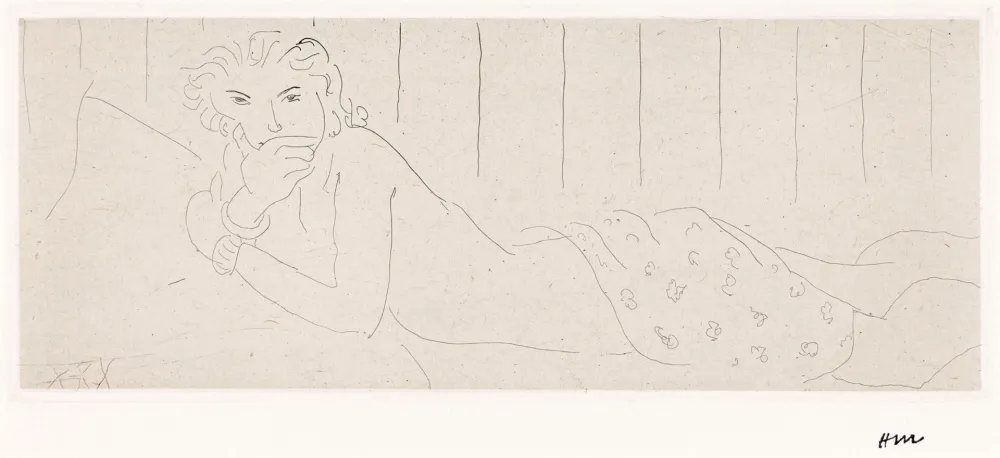 Gravure Matisse - Nu Allongé
