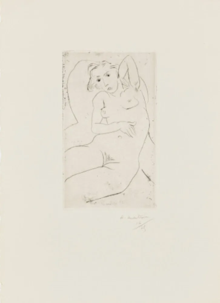 Droge Naald Matisse - Nu assis-les yeux noris