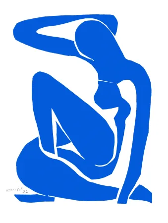 Lithografie Matisse - Nu Bleu I (Blue Nude I)