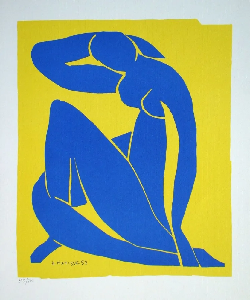 Lithografie Matisse - Nu bleu II., 1952