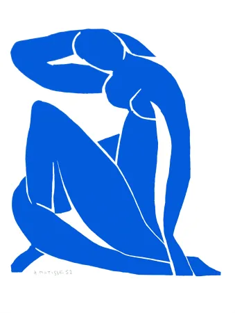 Lithografie Matisse - Nu Bleu II (Blue Nude II)