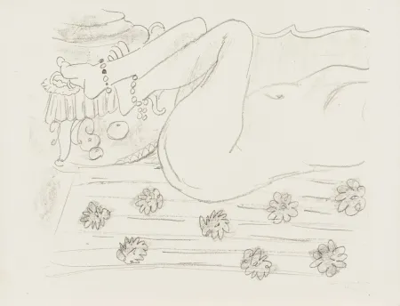 Lithografie Matisse - Nu. Étude d’un mouvement de jambes