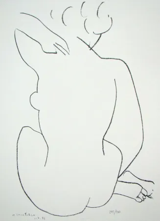 Lithografie Matisse - Nue de dos
