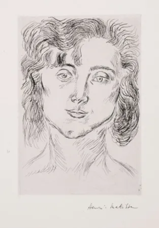 Gravure Matisse - One plate, from Cinquante Dessins (Duthuit Books 2)