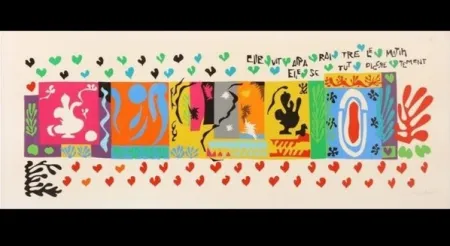 Lithografie Matisse - One Thousand and One Nights: Elle vit aparaitre pendant la nuit, 1950, Original Rare Lithograph on Arches paper