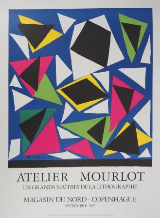 Geïllustreerd Boek Matisse - Papiers découpés, Atelier Mourlot