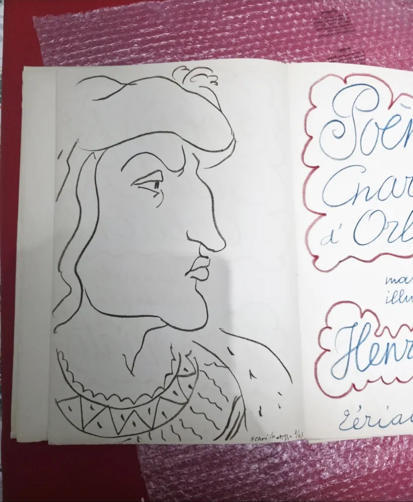 Lithografie Matisse - Poèmes de Charles d'Orléans Signed Portfolio 