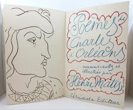 Geïllustreerd Boek Matisse - Poèmes de Charles d'Orleans, Teriade 1950