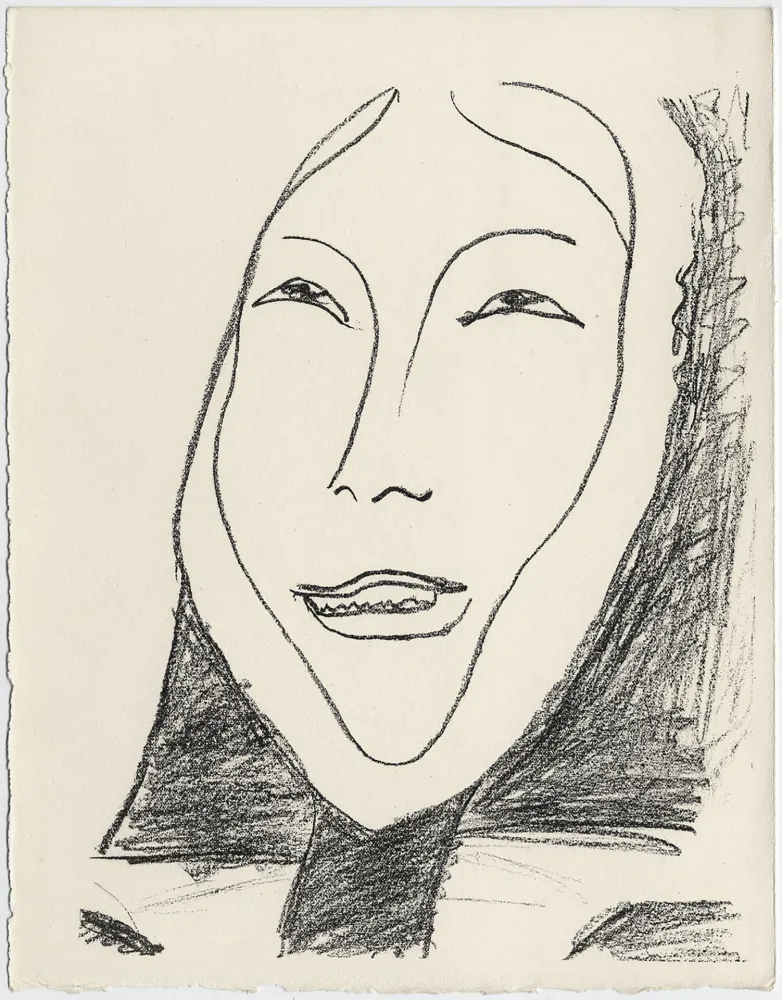 Lithografie Matisse - Portrait de femme esquimau n° 4. 1947 (Pour Une Fête en Cimmérie)