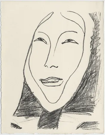 Lithografie Matisse - Portrait de femme esquimau n° 4. 1947 (Pour Une Fête en Cimmérie)