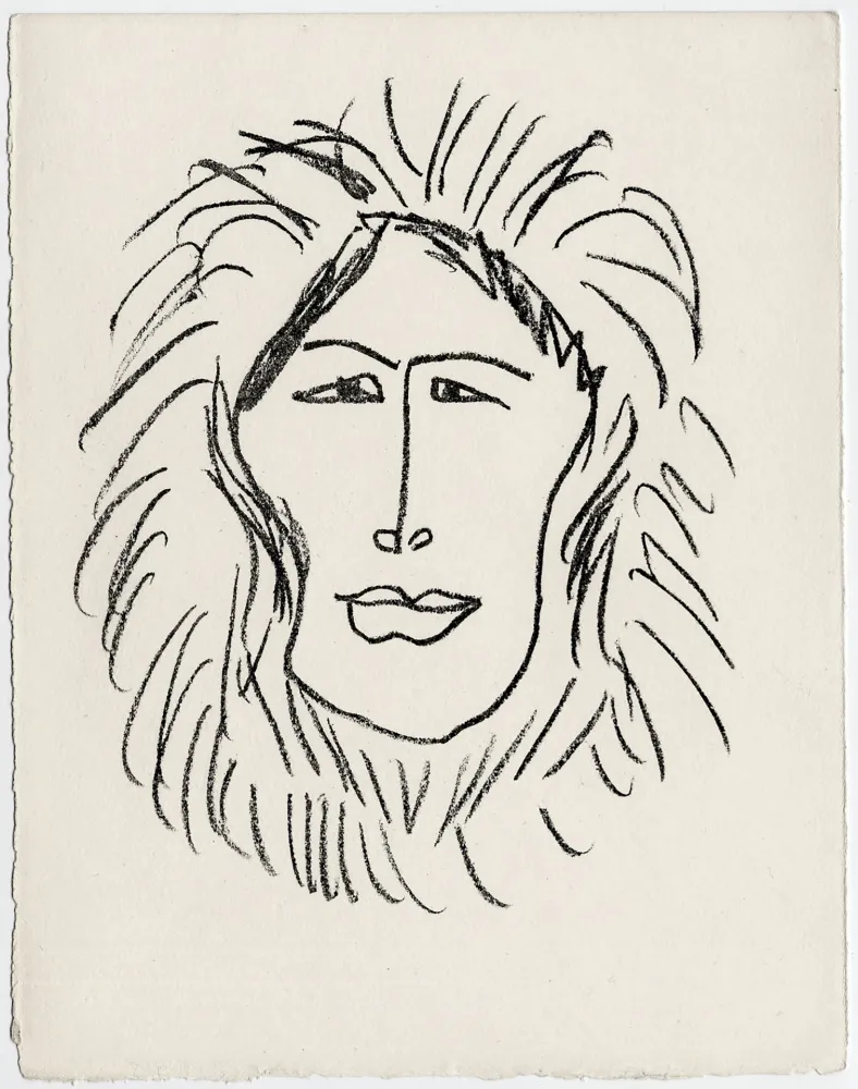 Lithografie Matisse - Portrait d'homme esquimau n° 1. 1947 (Pour Une Fête en Cimmérie)