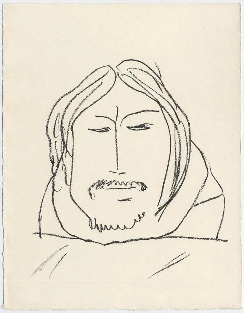 Lithografie Matisse - Portrait d'homme esquimau n° 6. 1947 (Pour Une Fête en Cimmérie)